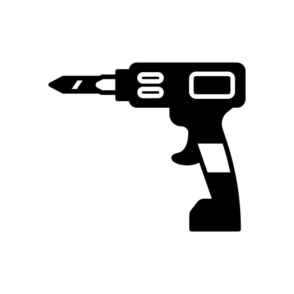 Drill icon in vector. Illustration vector
