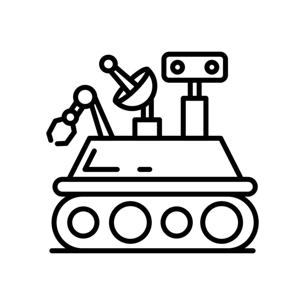 Planetary Rovers icon in vector. Illustration vector