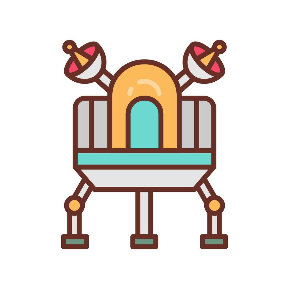 Lunar Lander icon in vector. Illustration vector