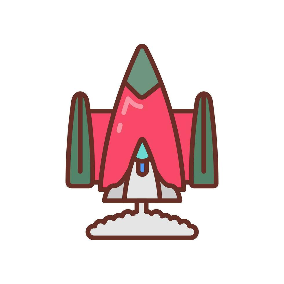 Rocket Start icon in vector. Illustration vector