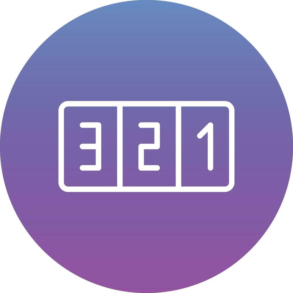 Countdown Vector Icon