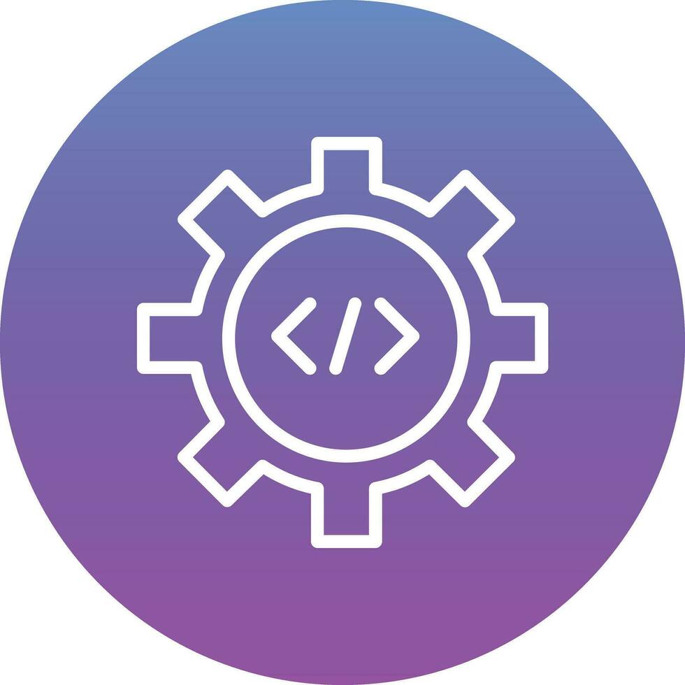 Programming Settings Vector Icon