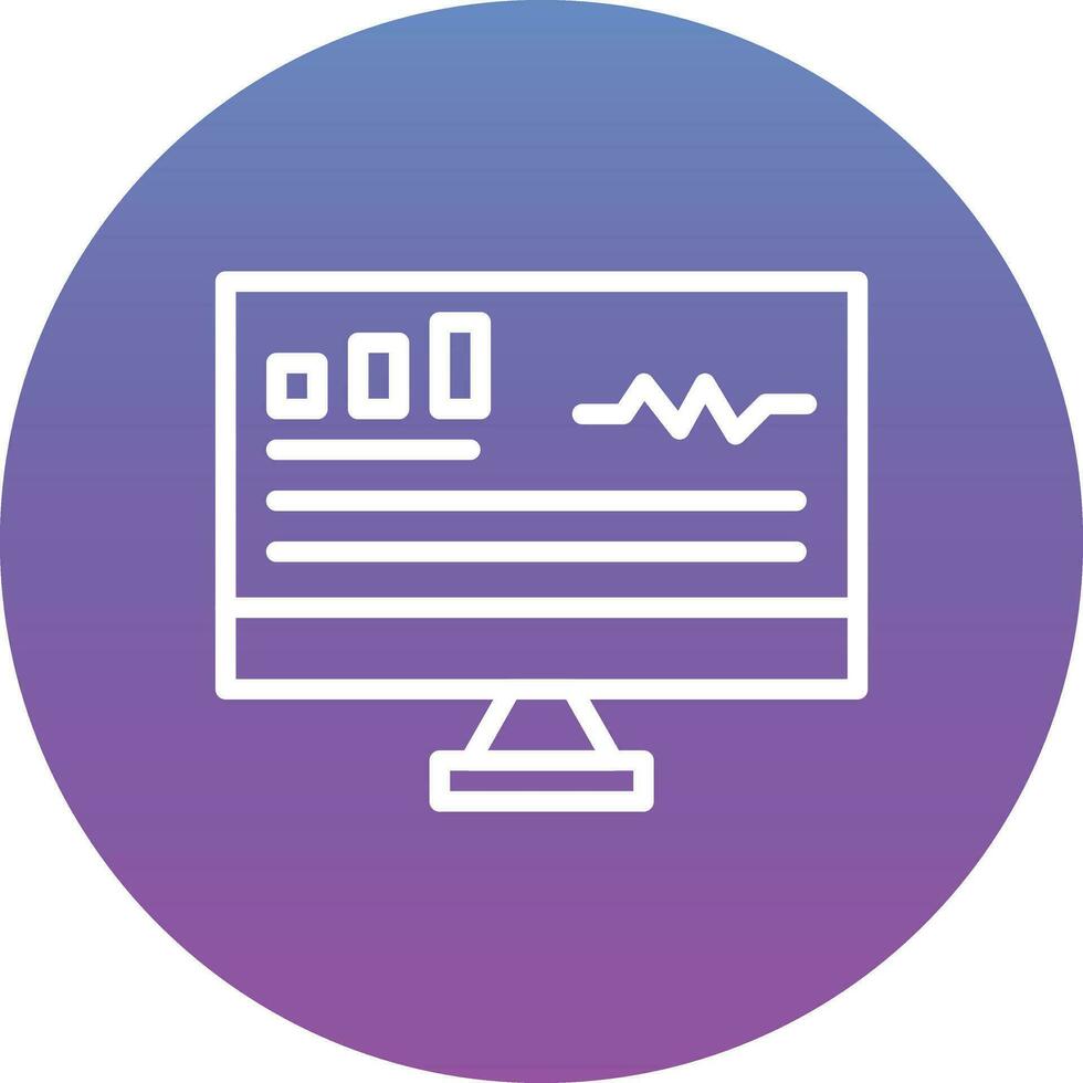 Monitoring Vector Icon