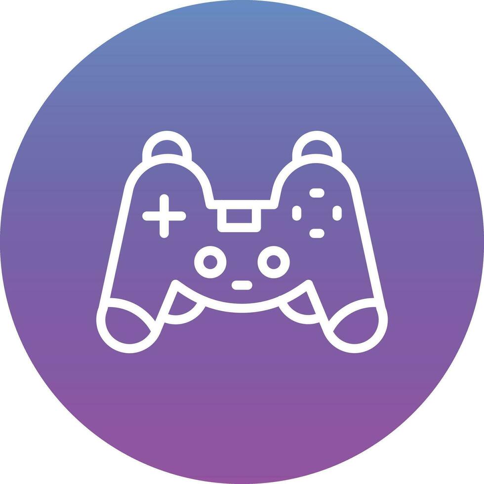 icono de vector de controlador de juego