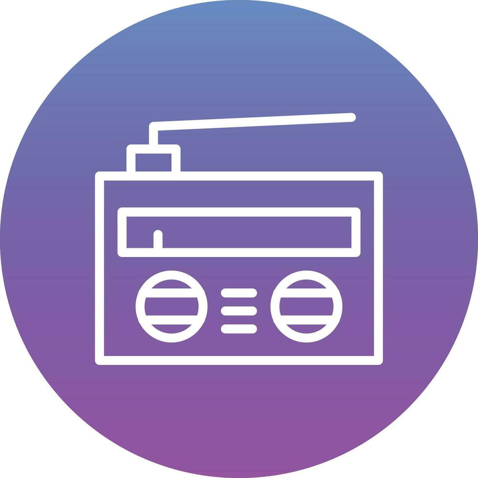 Radio Vector Icon