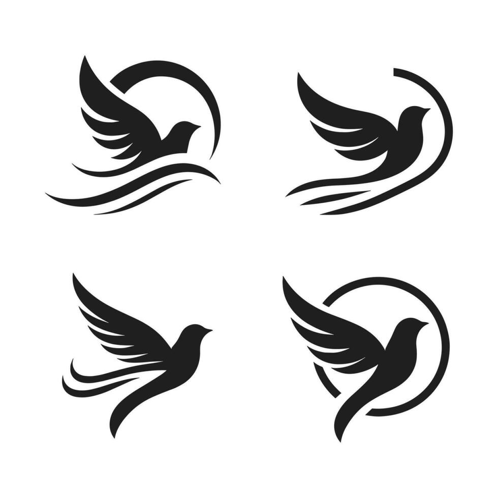Bird Logo Design Vector Illustration