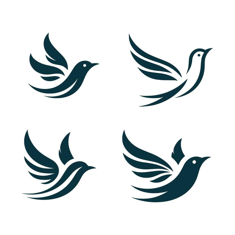 Bird Logo Design Vector Illustration