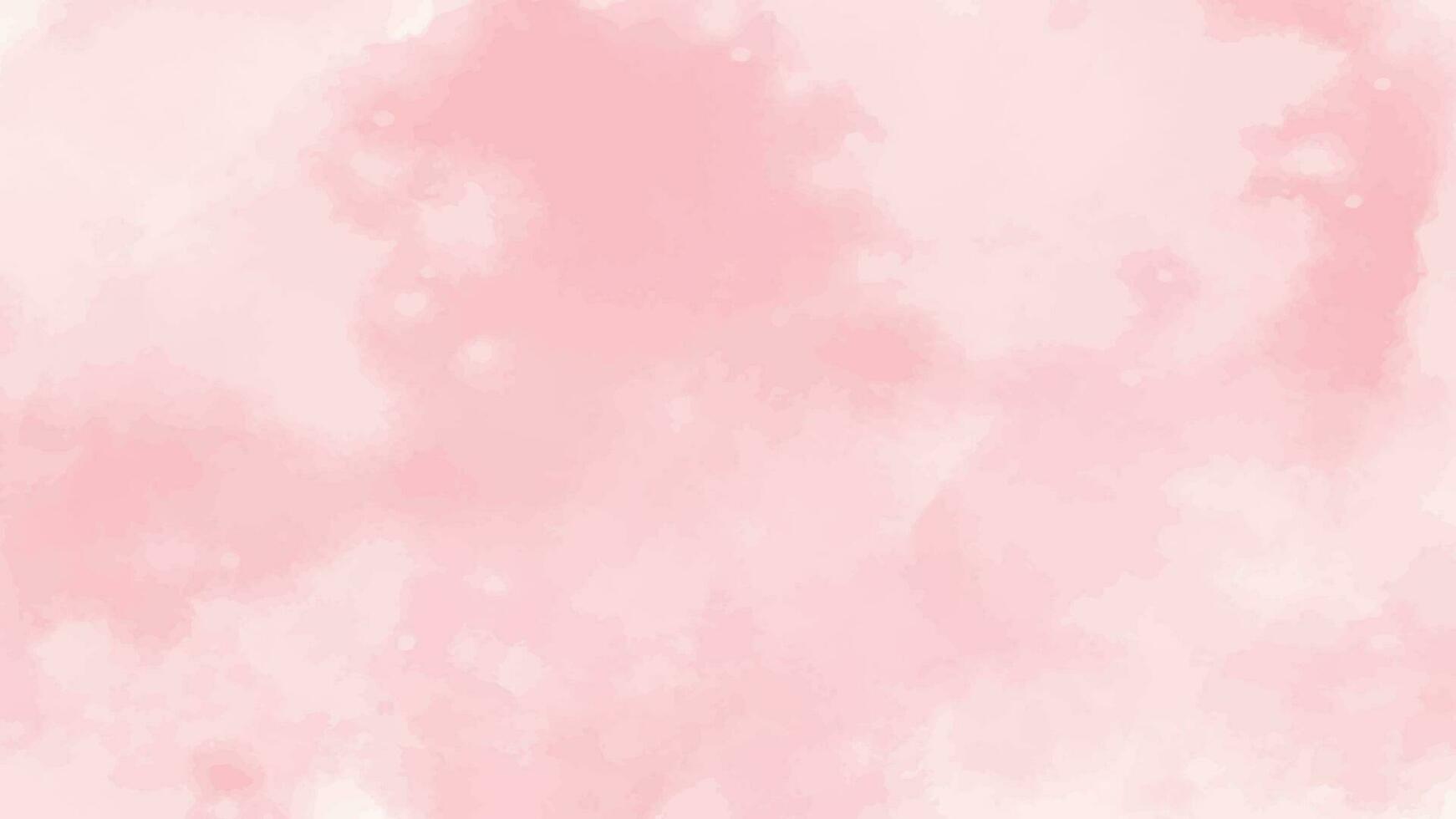 Abstract pink watercolor background. Pastel soft water color pattern vector