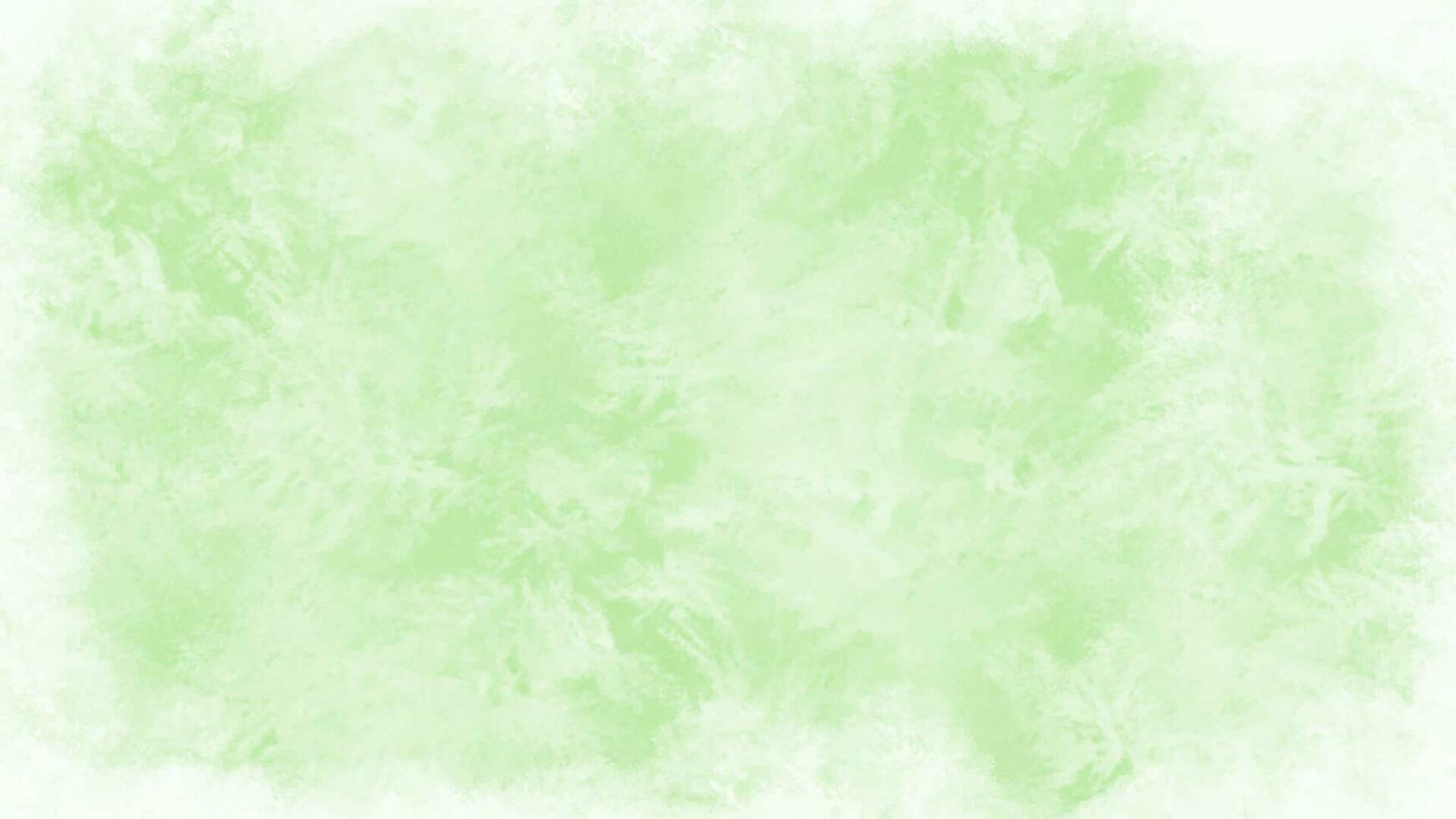 Fondo de textura de acuarela abstracta verde vector