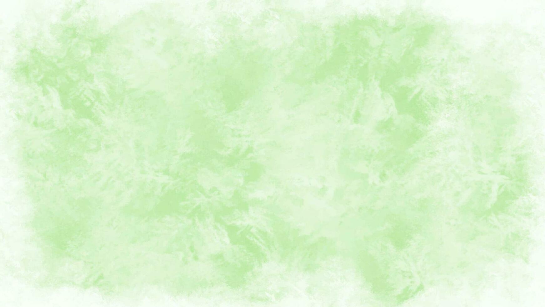 Green abstract watercolor texture background vector