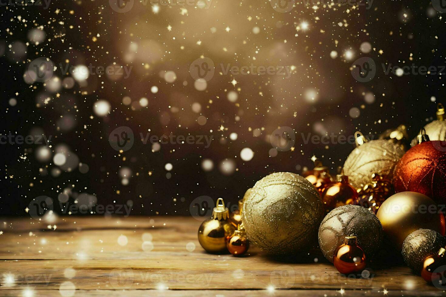 AI generated digital identity and cybersecurity -  christmas  abstract background photo