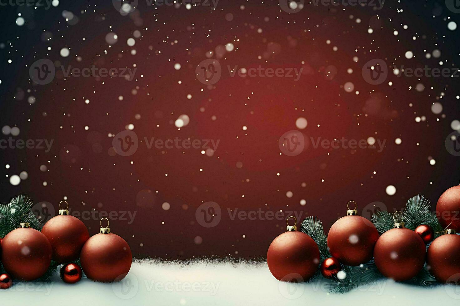 AI generated digital identity and cybersecurity -  christmas business background photo
