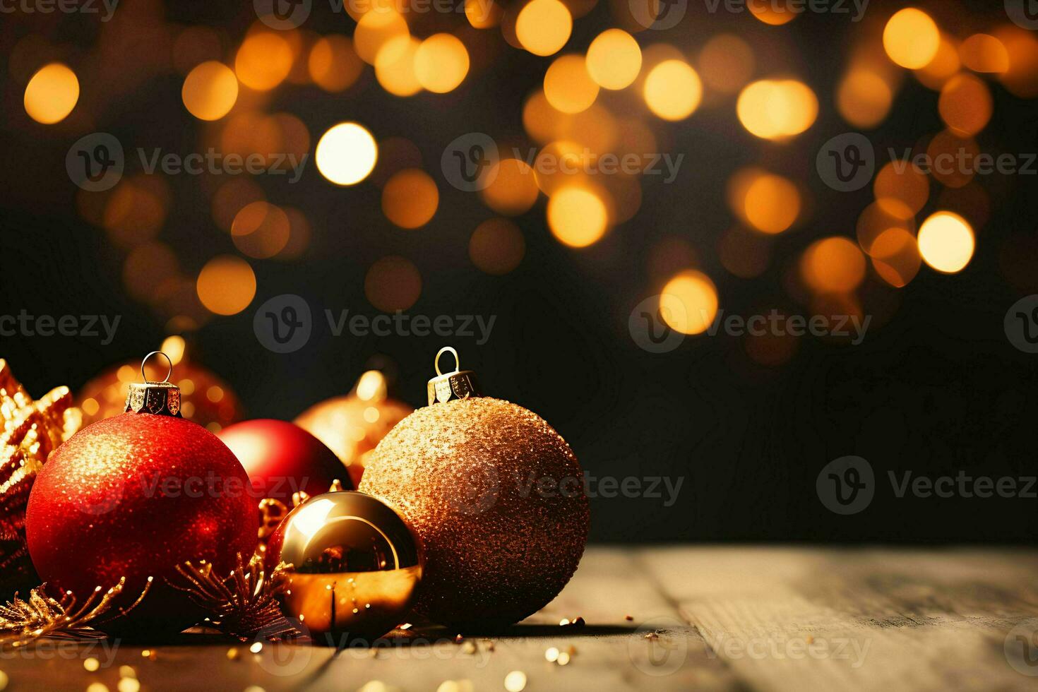 AI generated digital identity and cybersecurity -  christmas  abstract nature background photo