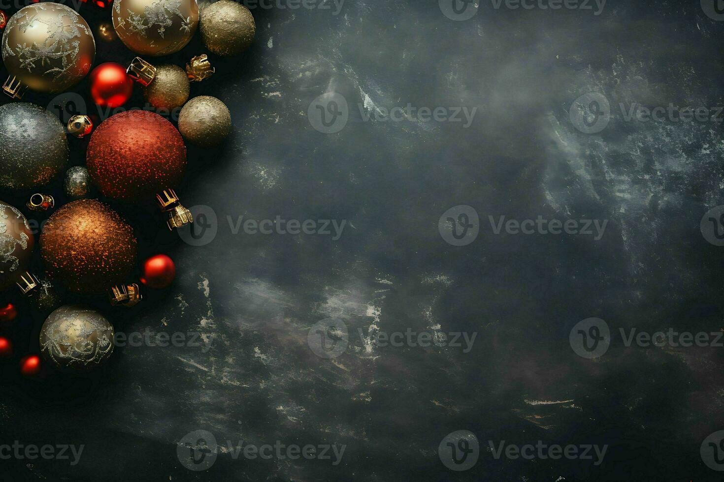 AI generated digital identity and cybersecurity -  christmas background photo