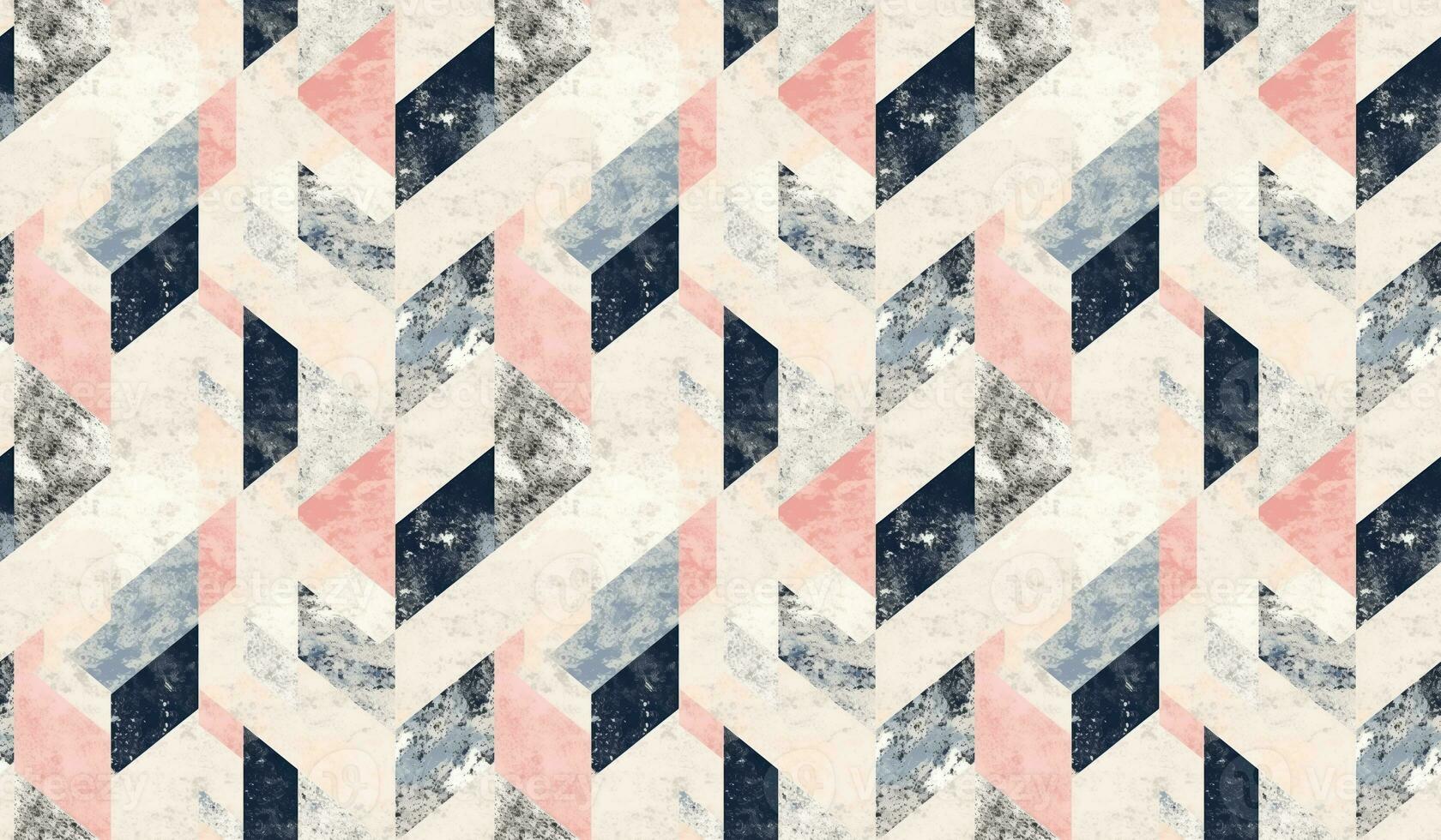 AI generated Abstract Mosaic Pattern Background photo
