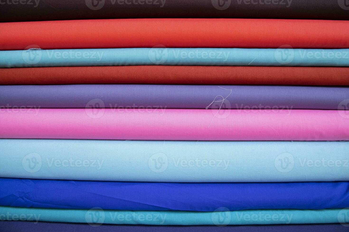 Multicolor textile fabric abstract pattern textures Can be used as Background Wallpaper photo