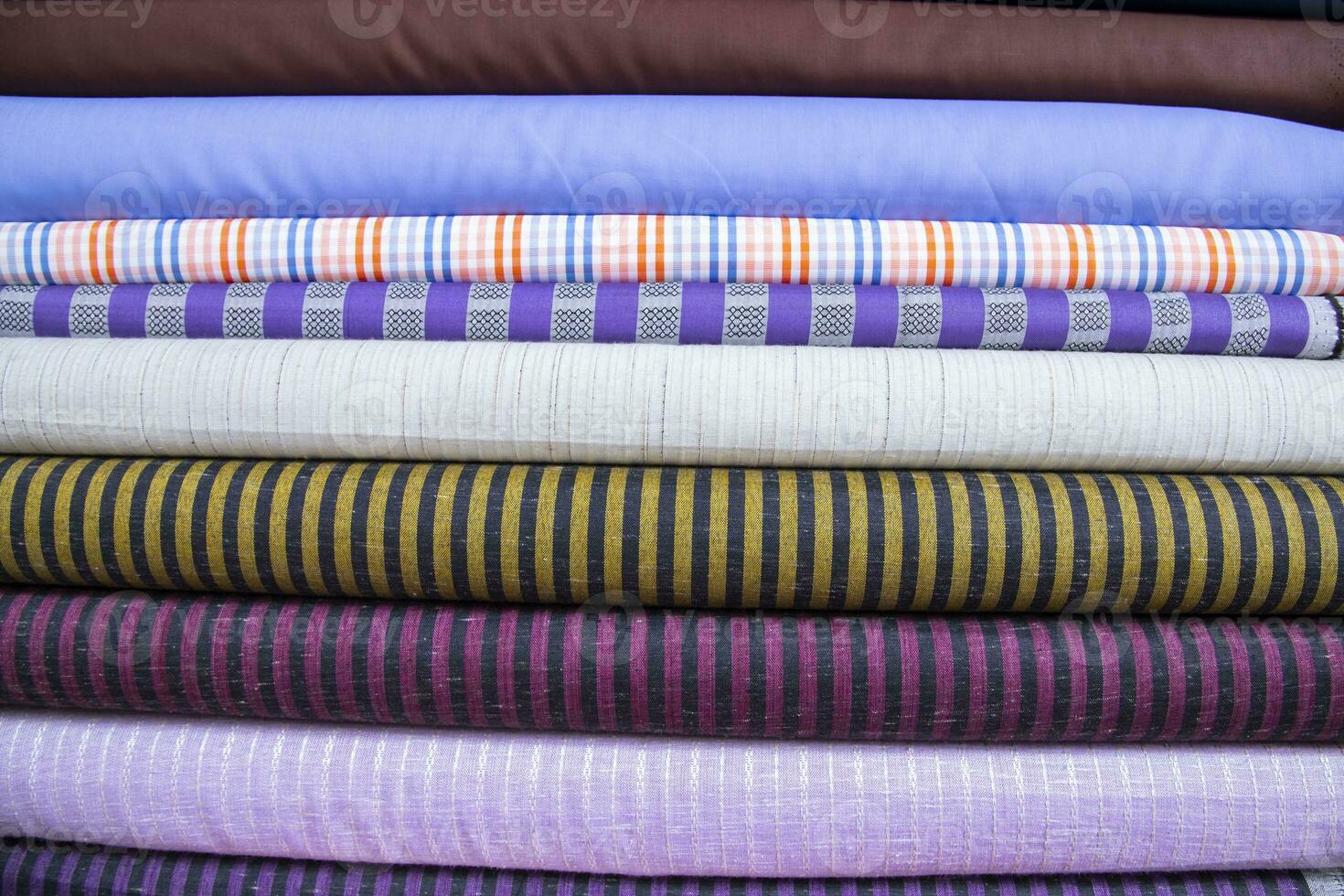 Multicolor textile fabric abstract pattern textures Can be used as Background Wallpaper photo