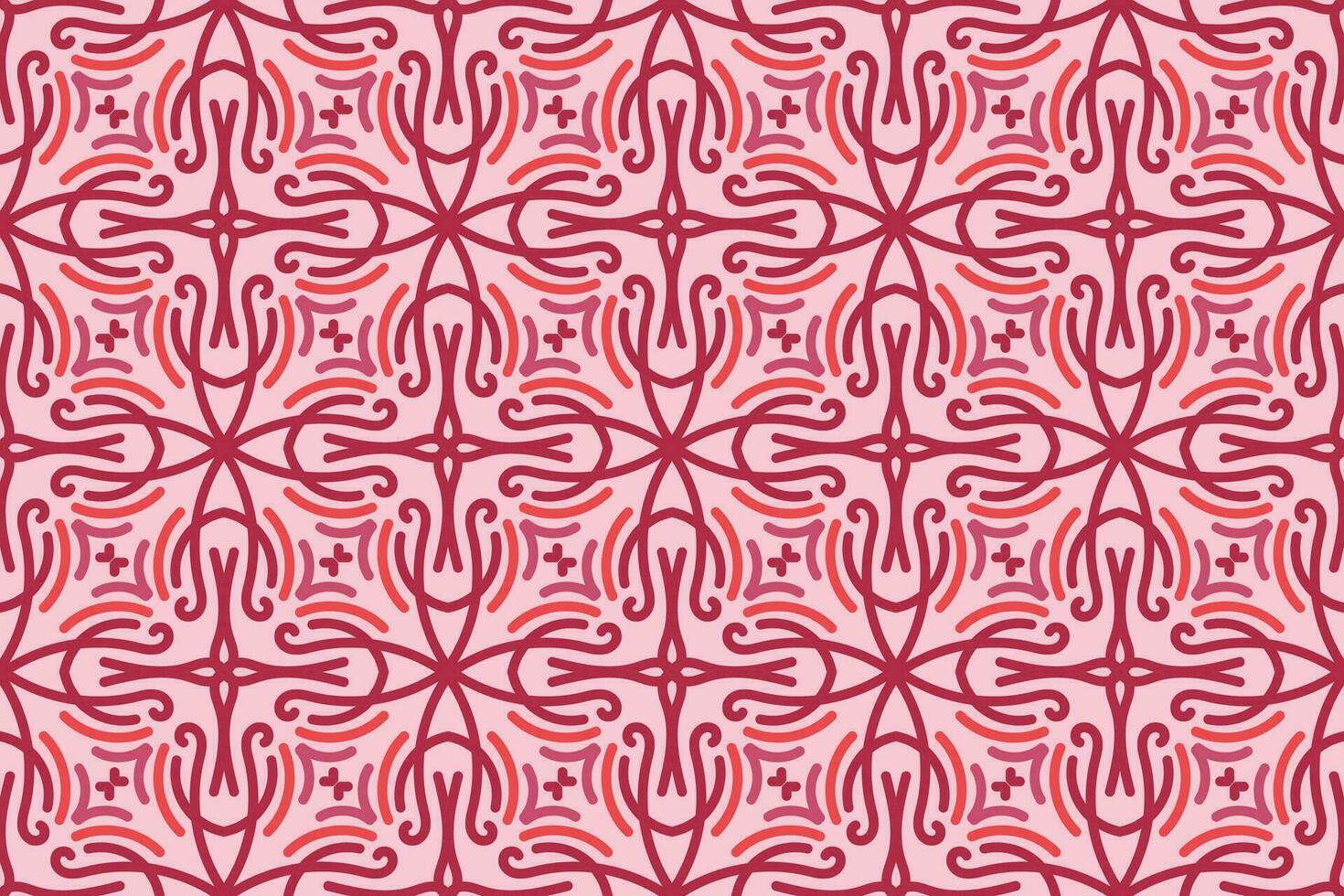 oriental seamless pattern with pink color. suitable for tile, textile, background, wall decor and other vector
