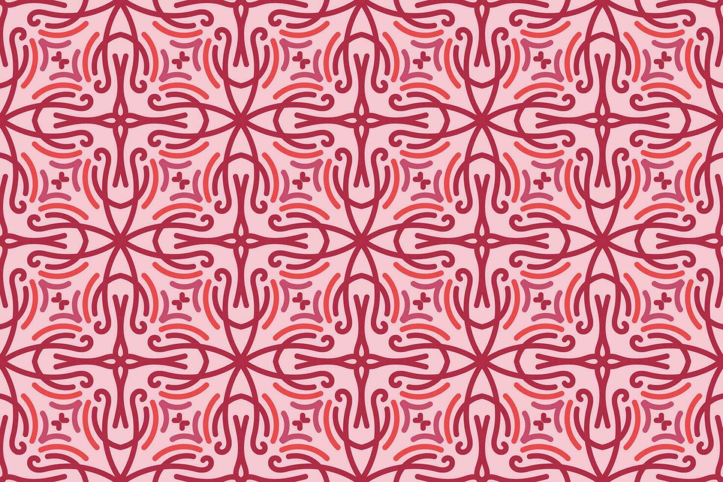 oriental seamless pattern with pink color. suitable for tile, textile, background, wall decor and other vector