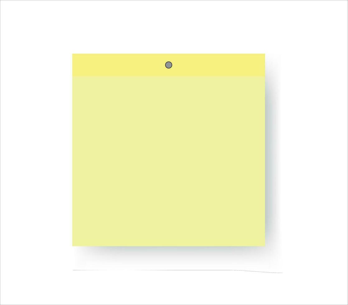 Sticky paper Vector Design - Clip and Adhesive Note