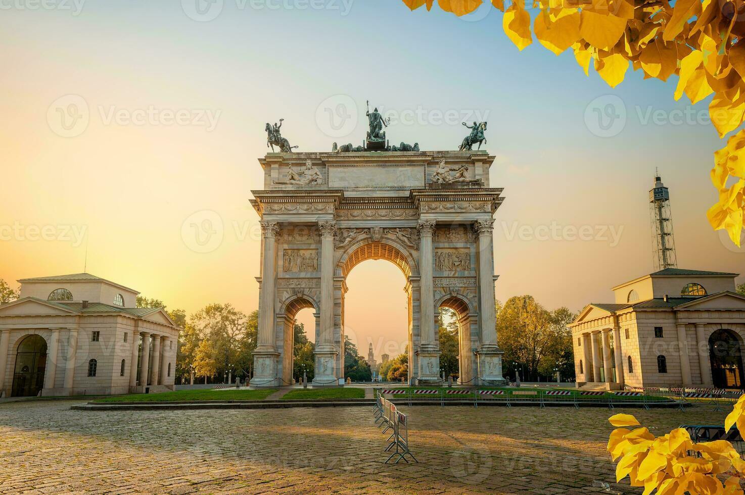 Peace Arch  in autumn photo