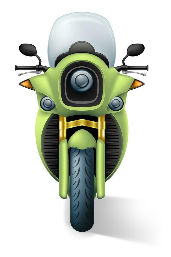 moto moderno rápido Deportes motocicleta vector ilustración aislado en blanco antecedentes