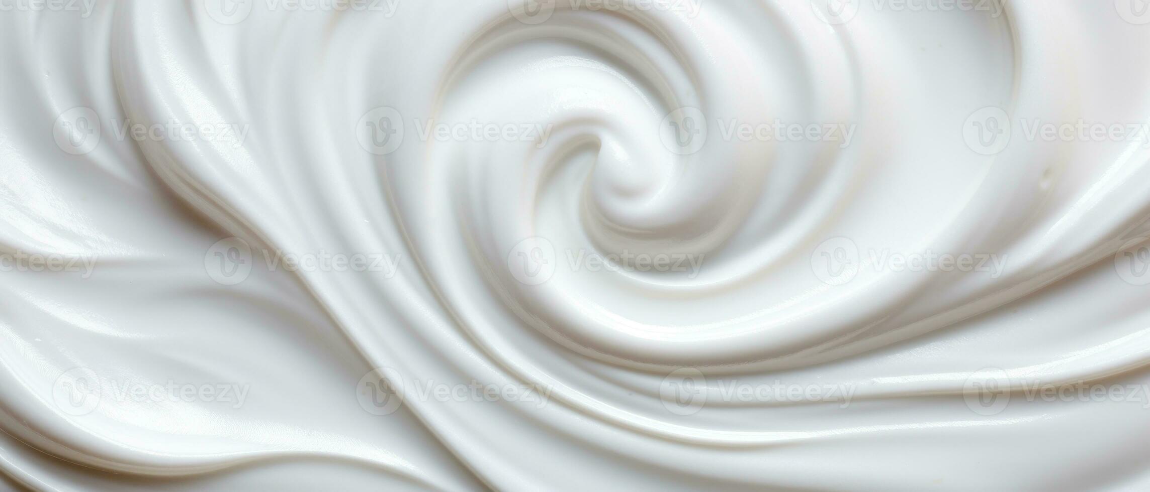 AI generated Velvety yogurt texture in detail, epitome of dairy creaminess. AI generative. photo