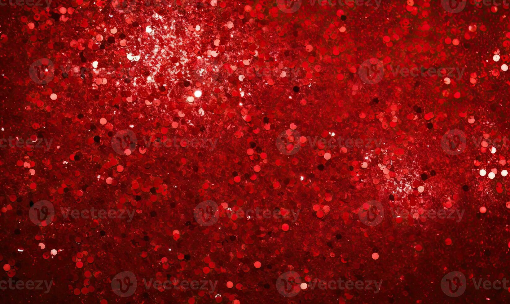 ai generado vibrante rojo Brillantina textura. ai generativo. foto