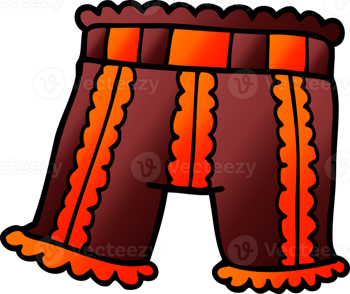 cartoon doodle underwear png