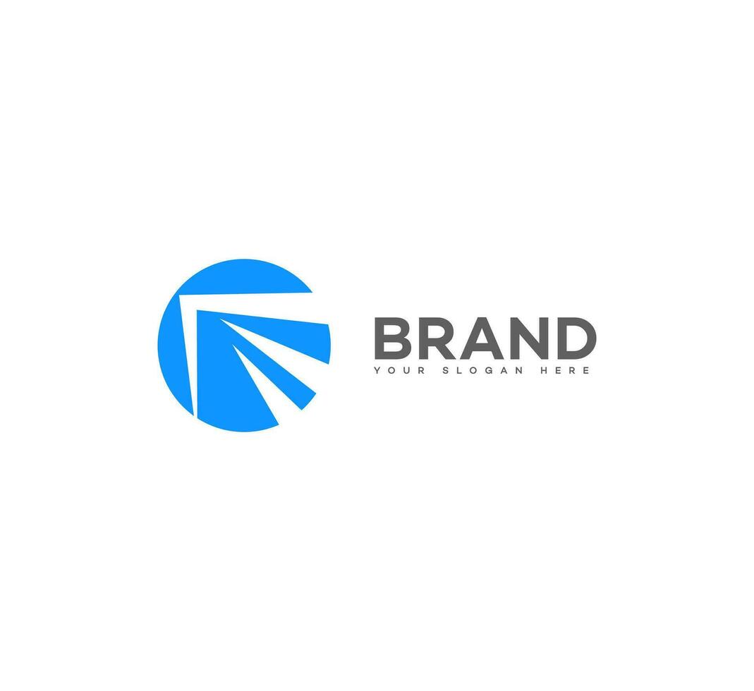 ict logo design vector