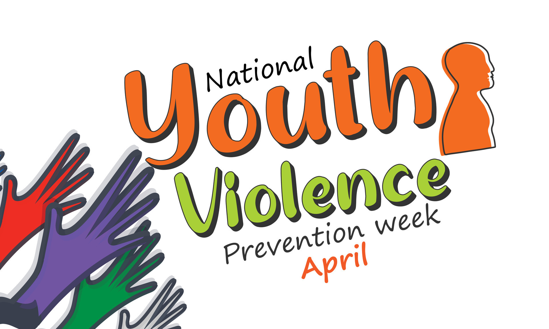 National Youth Violence Prevention Week. background, banner, card