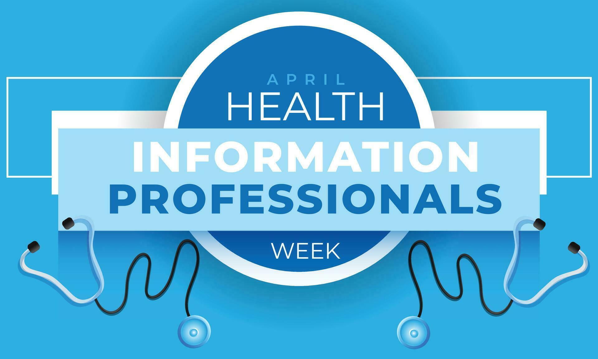 Health Information Professionals Week. background, banner, card, poster