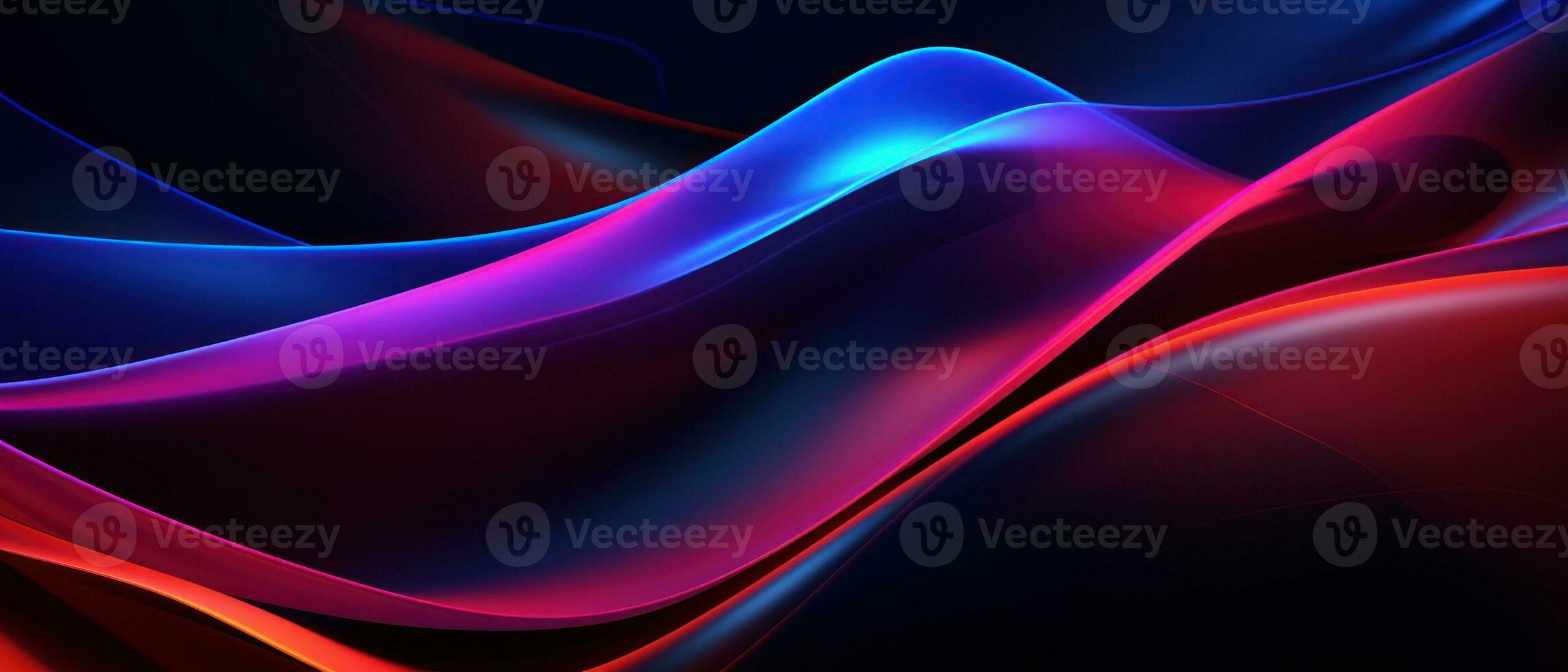 AI generated Vivid shades of pink, blue, and violet converge in this abstract background, creating a modern and energetic atmosphere. photo