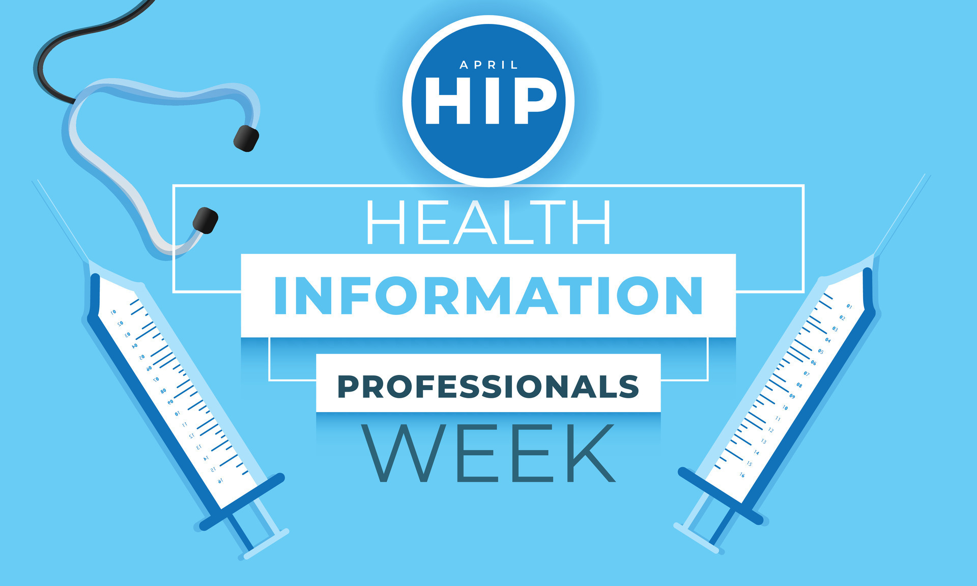 Health Information Professionals Week. background, banner, card, poster