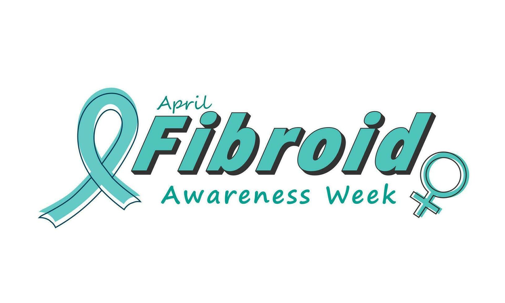 Fibroid Awareness Week. background, banner, card, poster, template. Vector illustration.