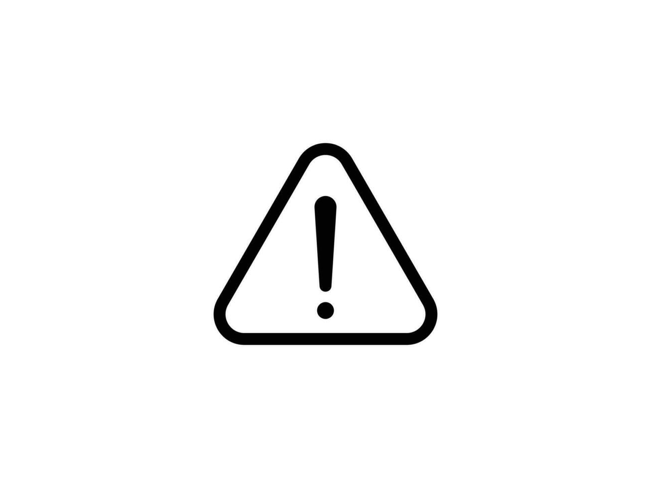 Caution warning icon vector symbol. danger, alert symbol vector
