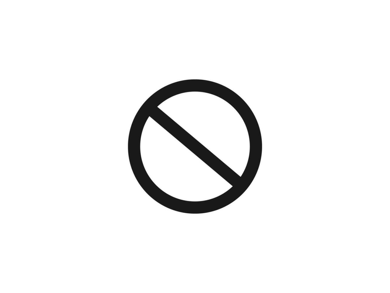 stop icon vector symbol. prohibited, anti, ban symbol vector