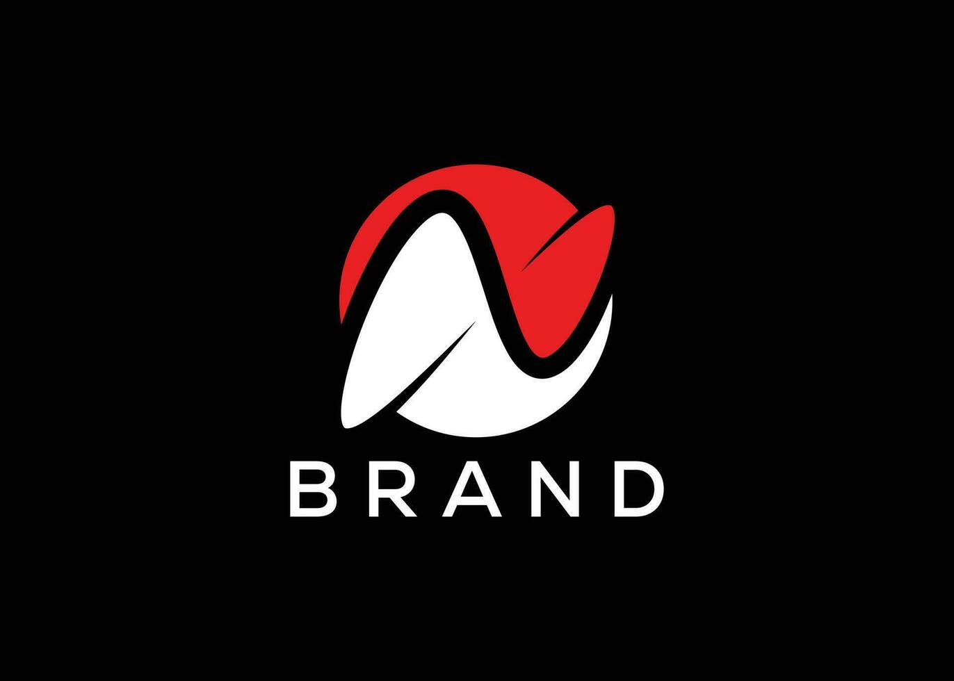 Letter N modern logo design vector template