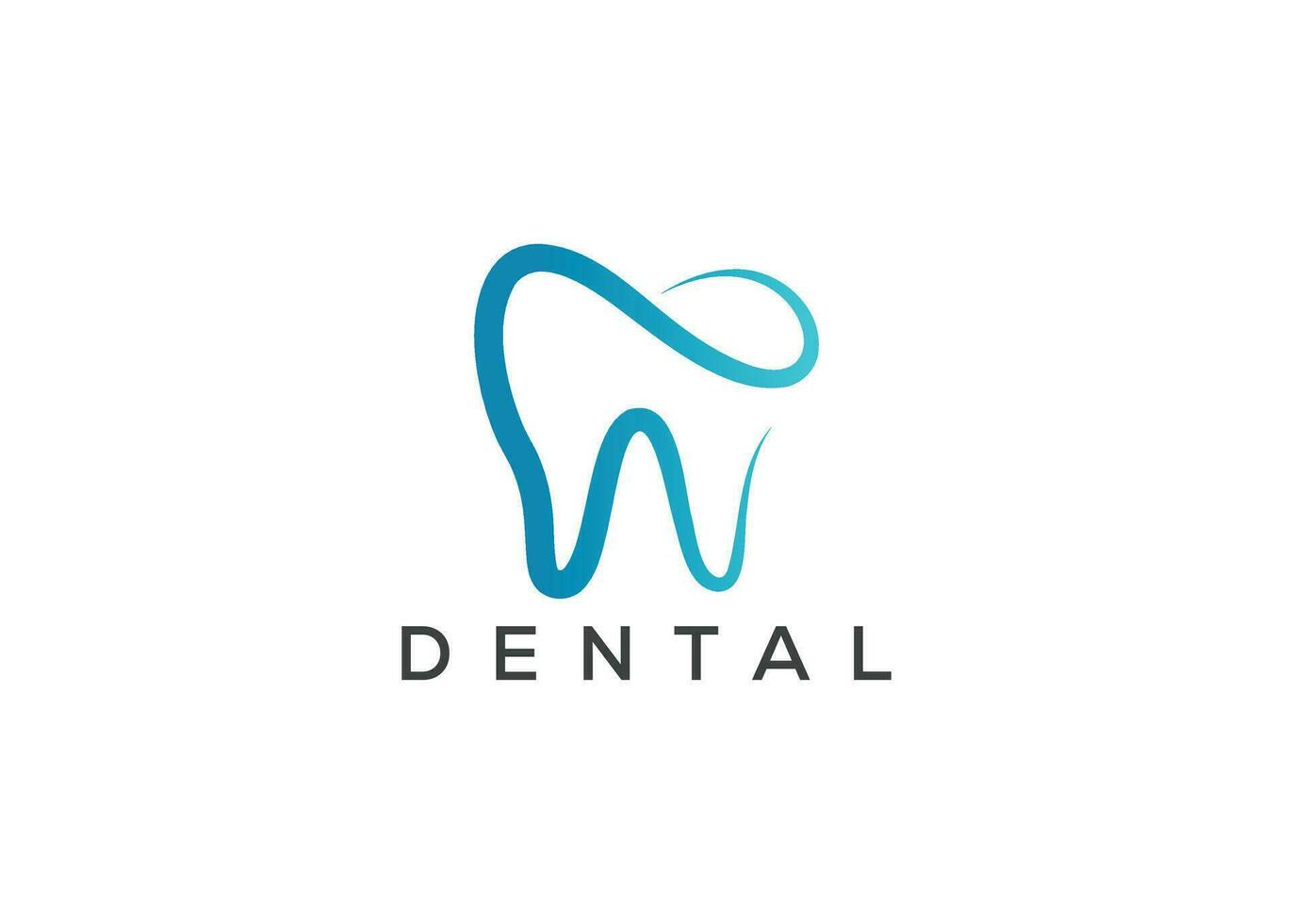 Dental logo design vector template