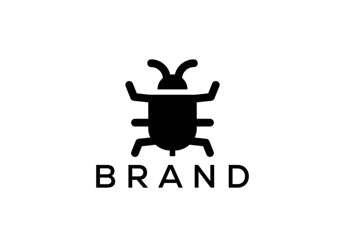 Bug icon vector design template
