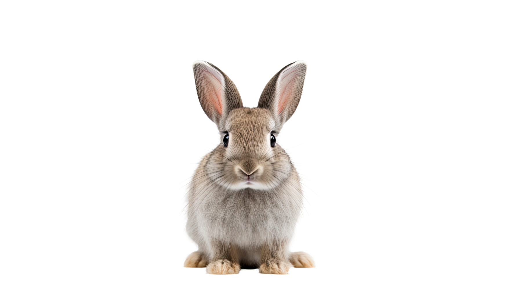 ai generiert Hase isoliert auf ein transparent Hintergrund png