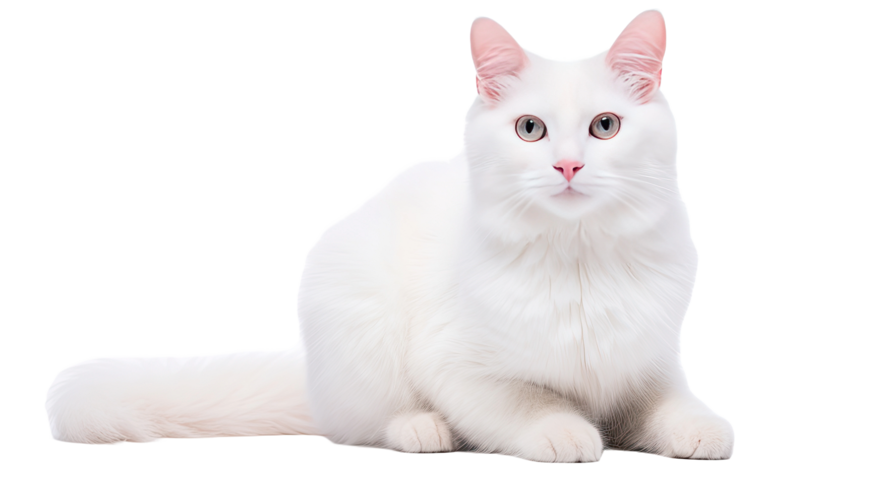 ai generiert Türkisch van Katze isoliert auf ein transparent Hintergrund png