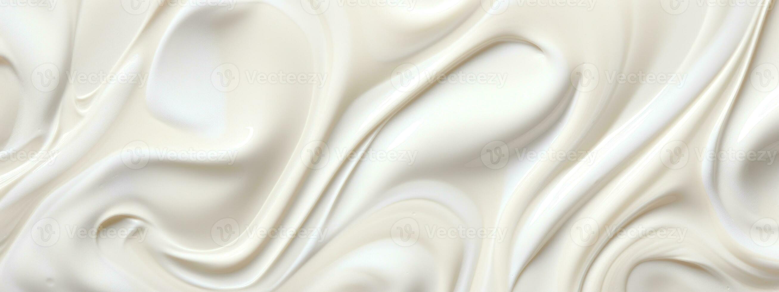 AI generated Close-up of creamy texture, smooth and rich. AI generative. photo