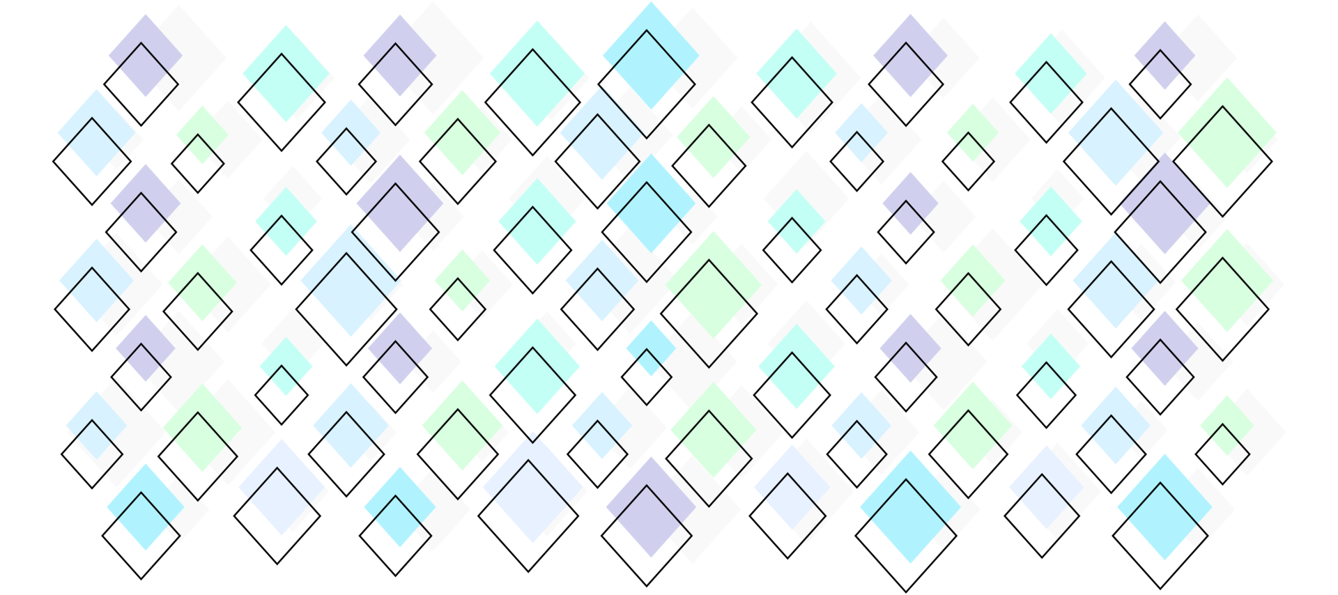 pastel colorful squares with outline pattern design transparent background png