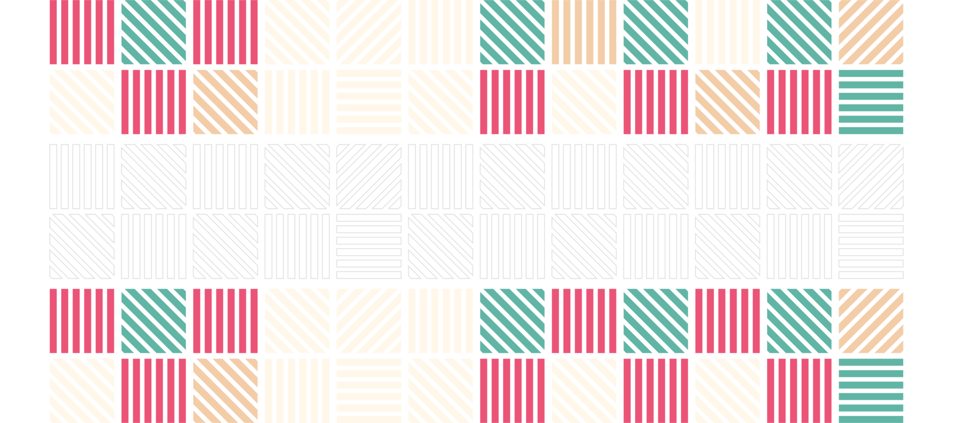 abstract colorful stripes grid geometric design transparent background png