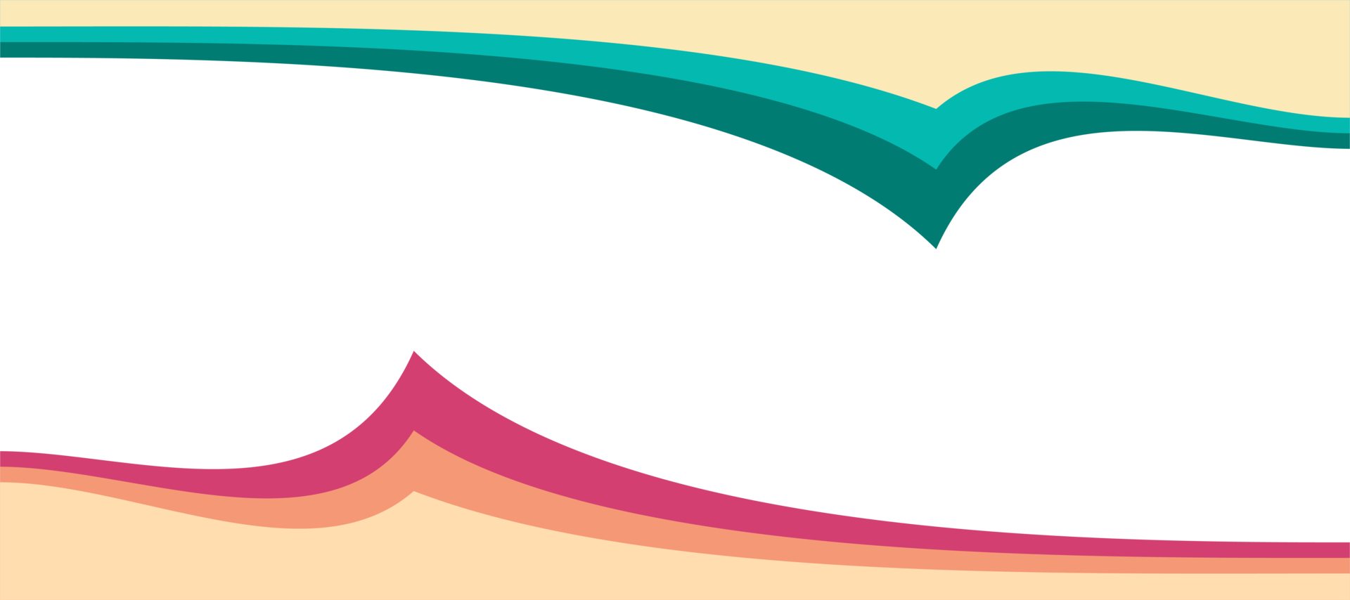 colorful wave blog border banner border design transparent background png