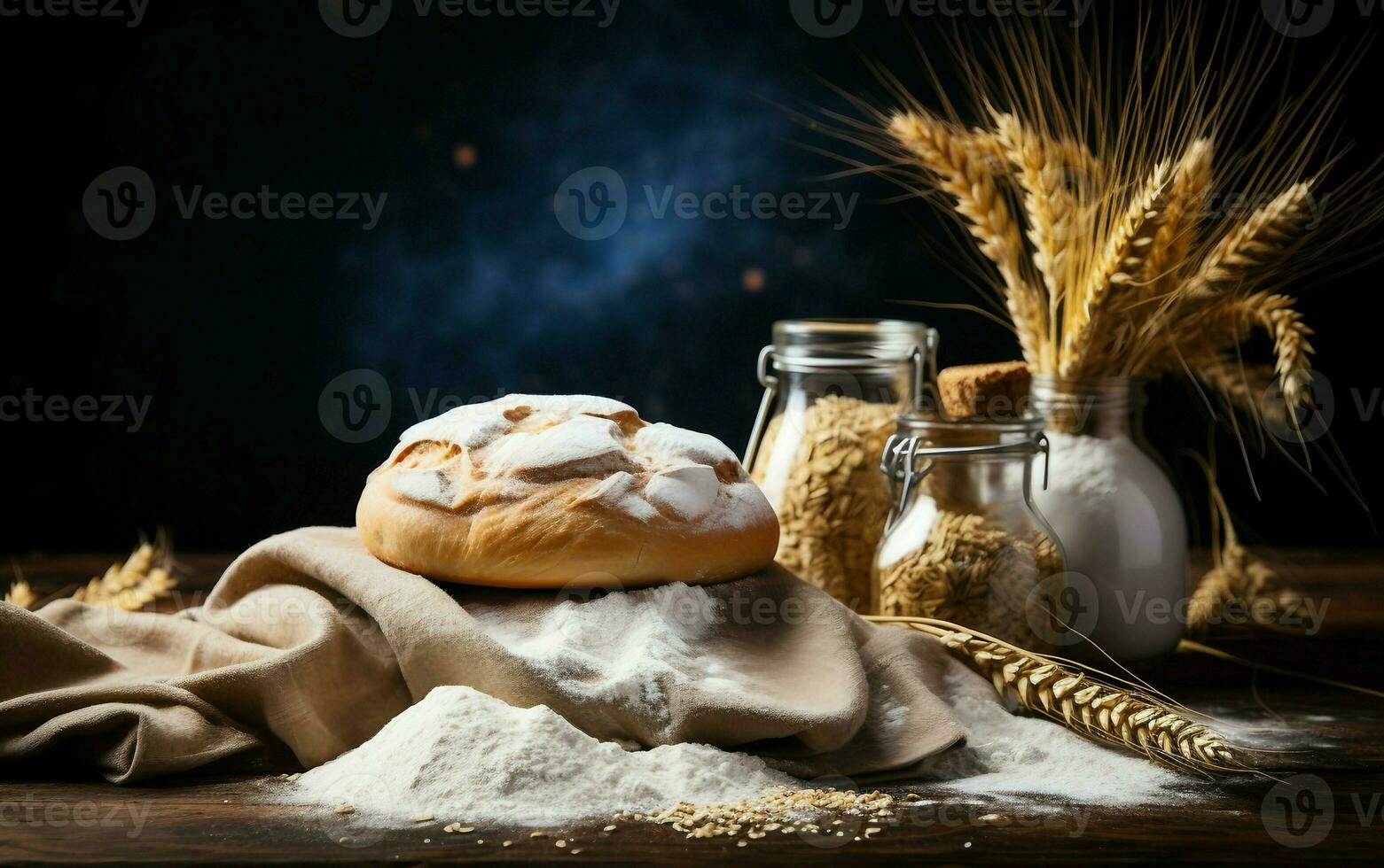 AI generated Bakery's Finest Breads and Buns photo