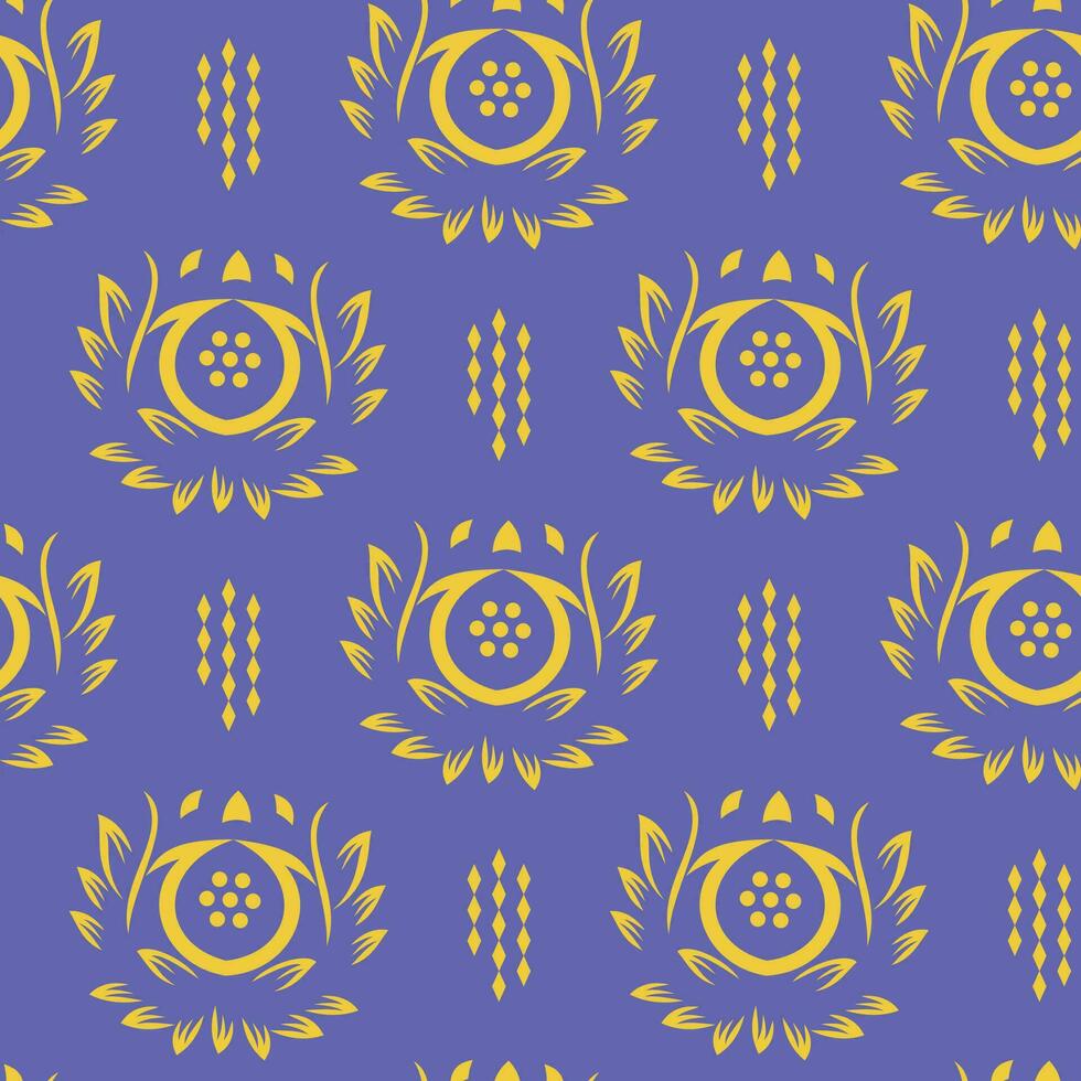 Abstract Seamless pattern, Elegant Art for textile vector