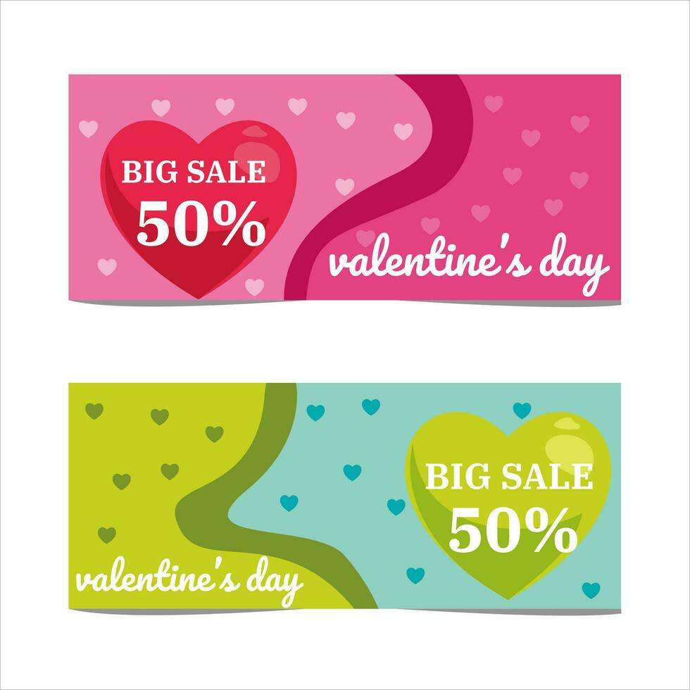 Happy Valentines Day discount price tags. Big sale label red heart icon set. Special offer labels Ribbon, gift box, bow, arrow, round love sticker. Holiday promotion. Flat design. vector