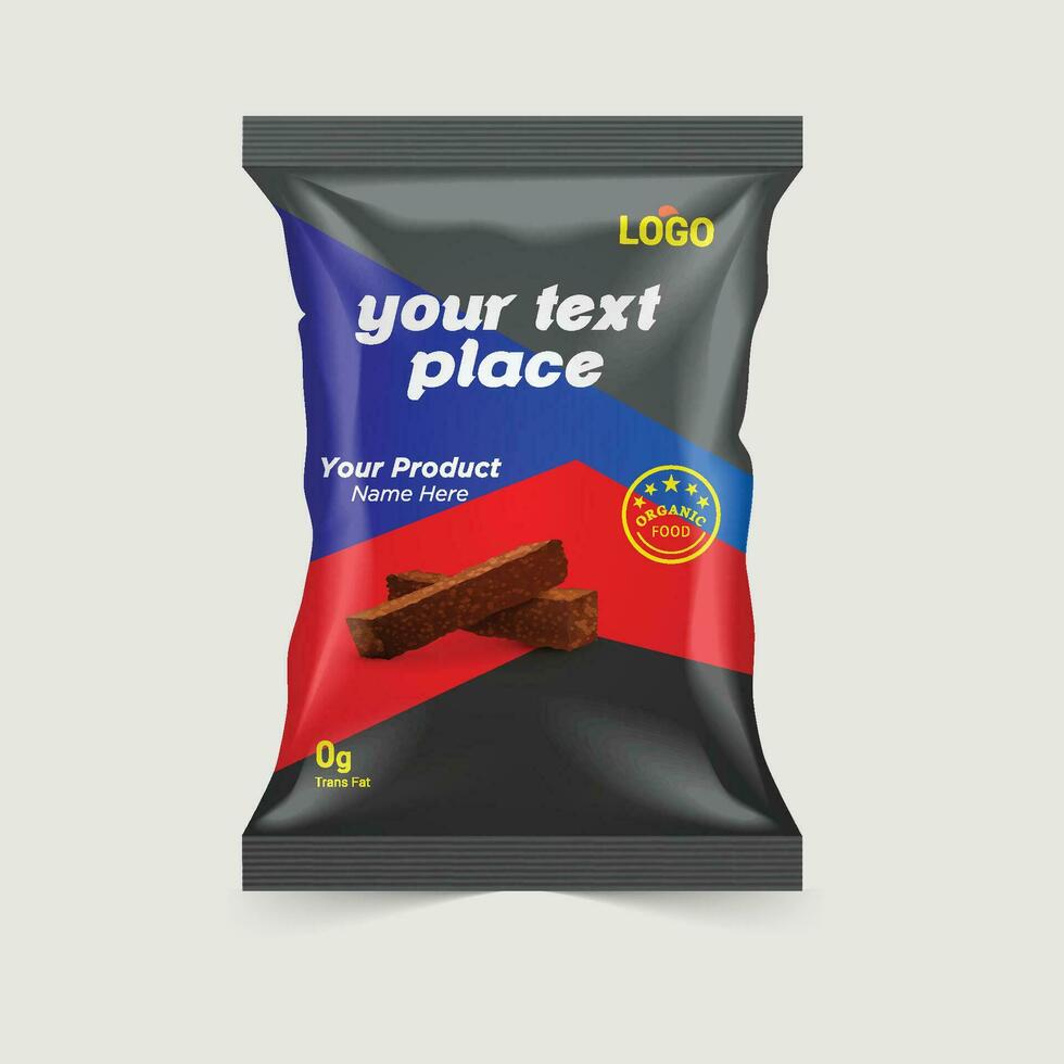Packaging Design, foil bag Label Design, Dry fruit Packaging, Premium label design vector